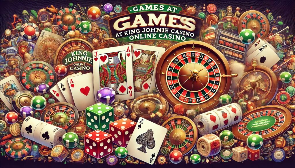 Games at King Johnnie Online Casino