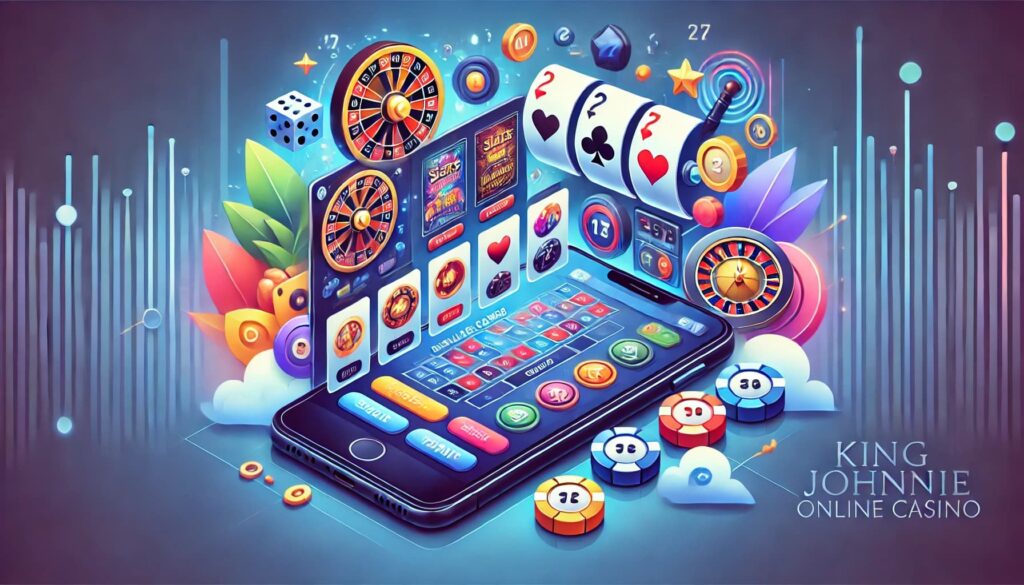 Mobile Games at King Johnnie Online Casino